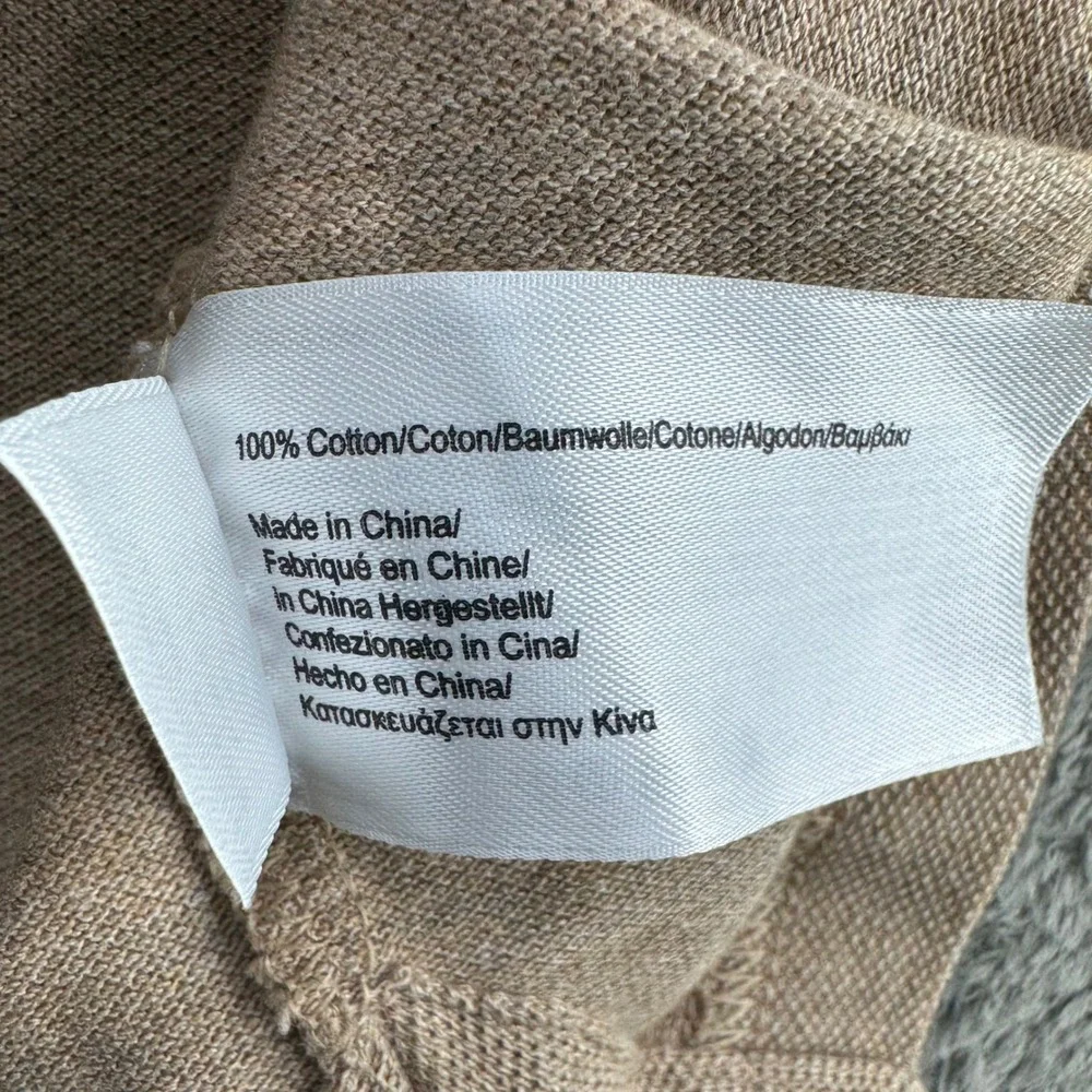 Brooks Brothers Polo Shirt Mens XL Tan Excellent Performance Cotton Original Fit
